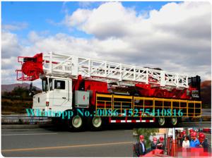 China Full Hydraulic Drilling Machine / Truck Mounted Drill Rig 261kW Engine Power wholesale