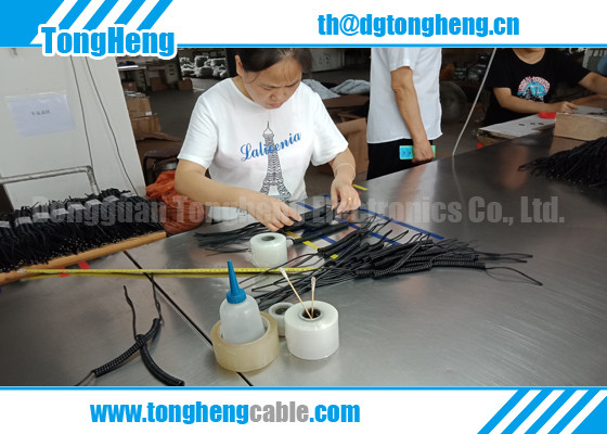 Human-machine Interface TPU Enforced Coil Control Cable