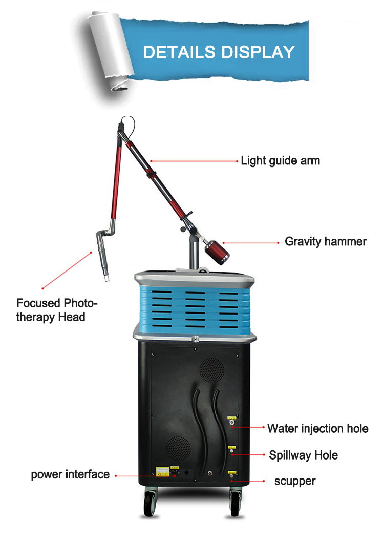 SP1multifunctional skin tightening Q Switched Laser Beauty Machine new technologies Co2 fractional laser pigment removal