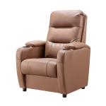 Theater Furniture Genuine Leather Power Electric Recliner Sofa Chair with Cup