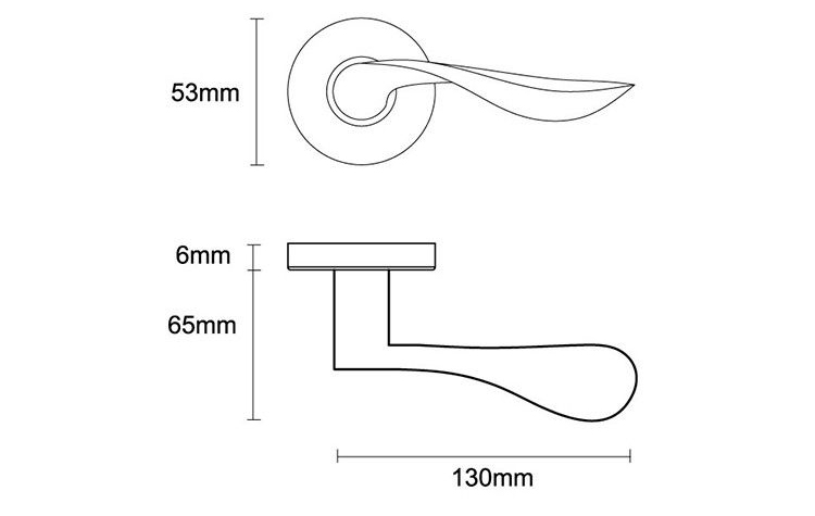 CE/ANSI modern entryway door handle for interiorexterior doors-x-1 (2)