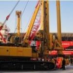 Super large Depth 130m 4000mm Dia Hydraulic Rotary Drilling Rig mounted on