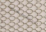 Chainmail Architectural Metal Mesh Drapery For Wall Coverings , Room Dividers