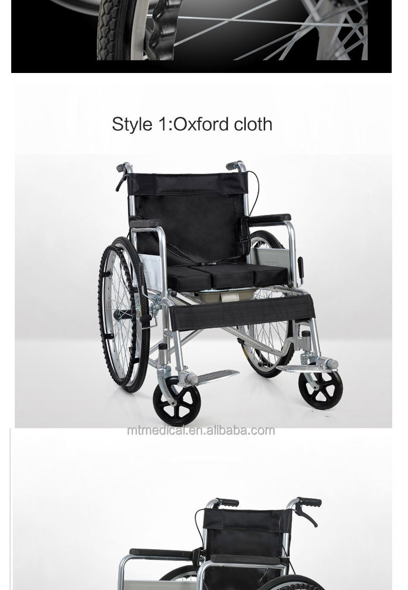 Ultralight Lightweight Aluminium Folding Wheelchairs For Handicapped