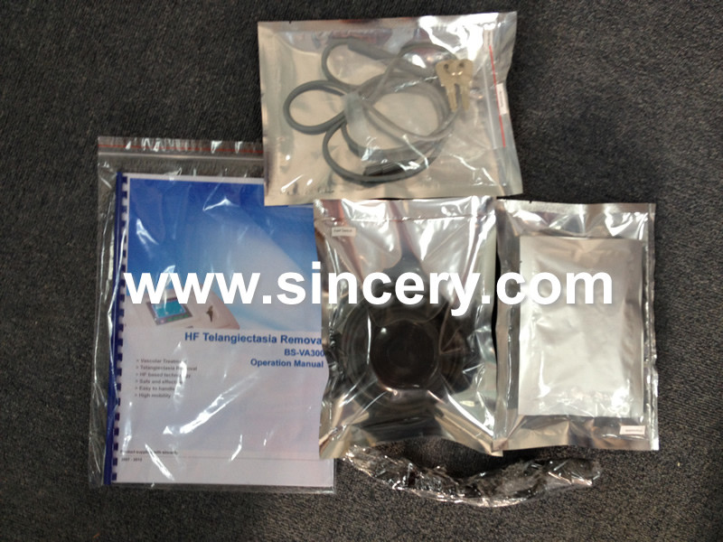 High Frequency Red Blood Vascular Removal Machine With Pulse / Continuous Work Mode