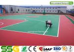 Indoor Basketball Silicon PU Sports Flooring Stable Surfacing Materials Red /