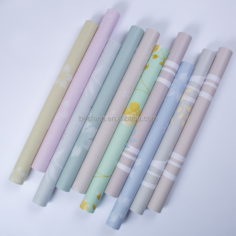 Apartment Floral Peel and Stick Wallpaper Flower Contact Paper Vintage Removable Wallpaper for Home Renovation