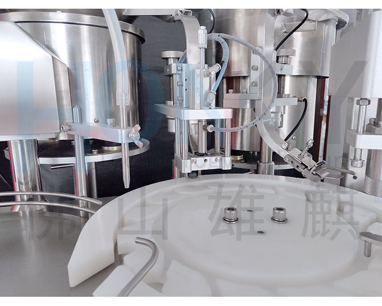 Desktop Automatic 5ml Liquid Essential Oil Filling Capping Machine With Ceramic Piston Filling Pump For Oil Vial Filll