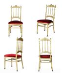 Contemporary Aluminum Gold Chiavari Chairs With Cushions 5cm