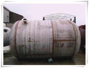 China High Pressure Horizontal Air Receiver Tanks With DN80 Flange Connector wholesale