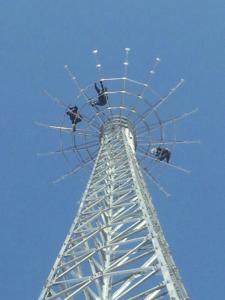 China Telescopic Communication Telecom Guyed Wire Tower wholesale
