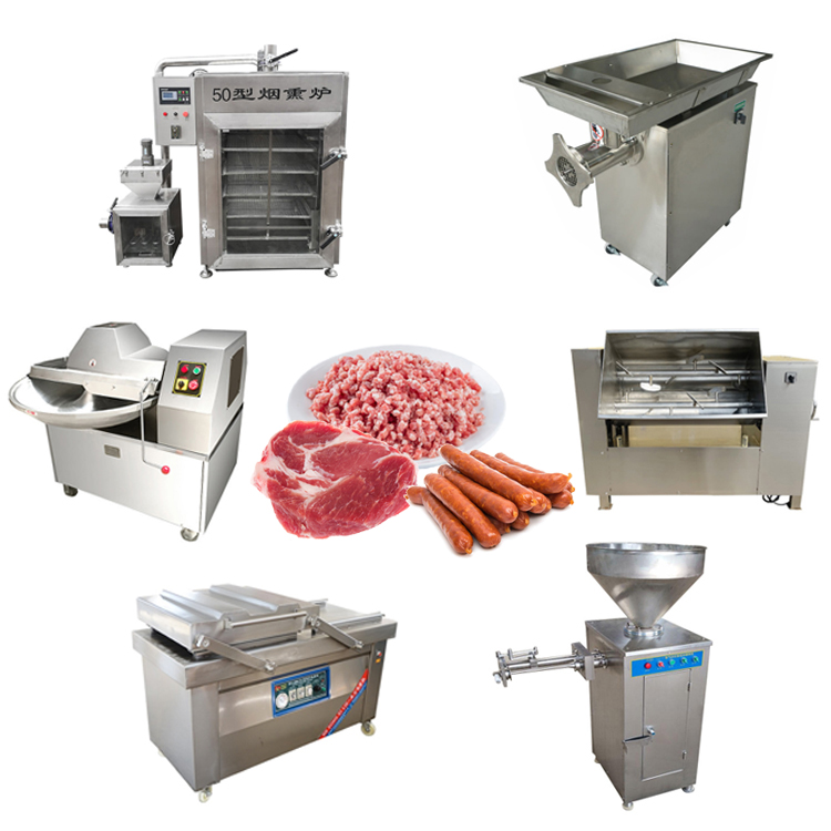 Commercial Large Scale Sausage Production Line Easy Operation 2100*920*1040mm