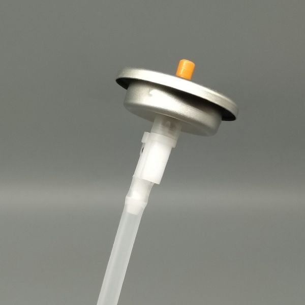 High-Output 360-Degree Aerosol Valve with Wide-Fan Actuator for Industrial Coatings and Protective Sprays with Uniform Film Formation