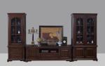 American Antique Living leisure room furniture sets Wooden TV wall unit set by