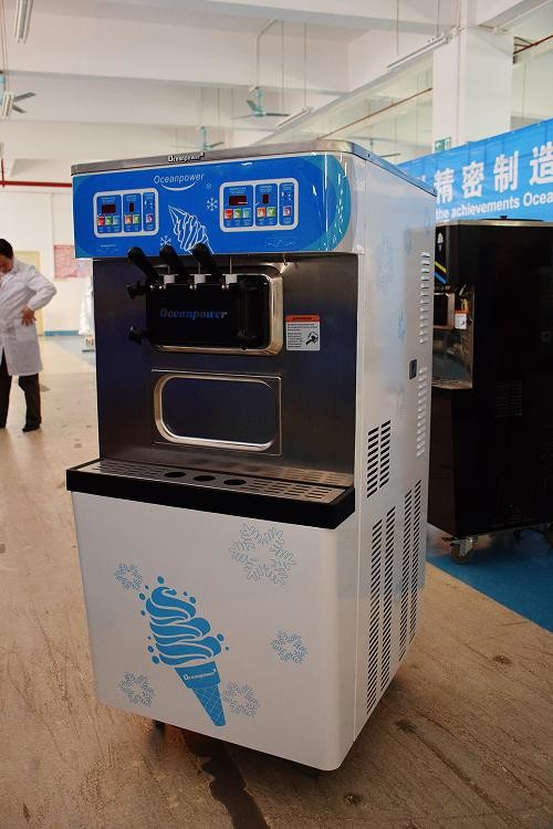 65L/H Oceanpower 2 independent systems soft Ice Cream Machine machine OP865C