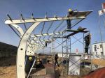 Original Carbon Steel Waterproof Solar Carport Mounting System