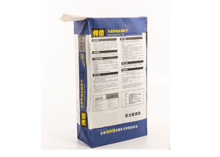 Chemical Additive Multiwall Kraft Paper Bags Tile Adhesive With Spout Top Easy Open