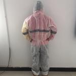 Non Woven Disposable Coverall Suit / Disposable Work Coveralls S-XXXL Size