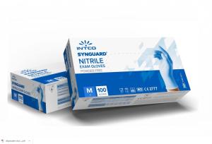 China INTCO Powder Free Nitrile Examination Gloves Disposable EN455 Certified wholesale