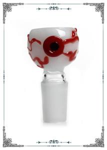 China Eye Glass Bowls For Smoking Joint 14.4MM 18.8MM Water Bongs Accessories wholesale