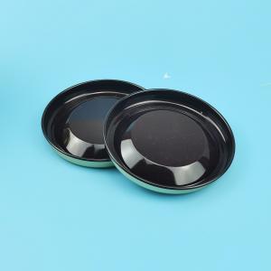 China Convex Flat Embossed Paper Tube Stretch Tinplate Lid wholesale