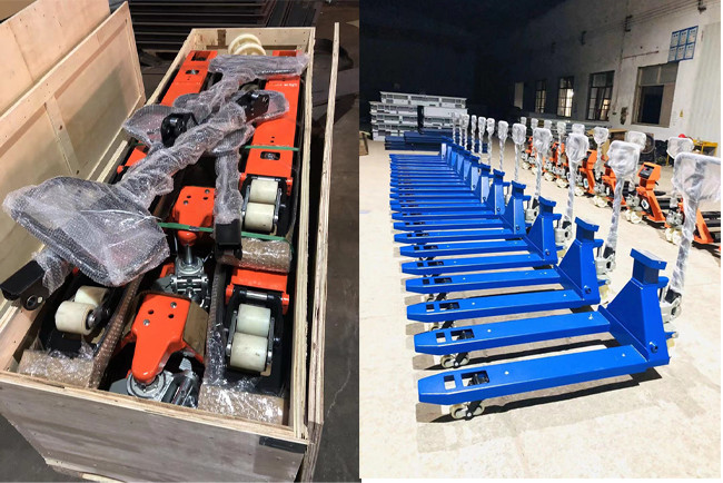 Pu Wheel Forklift Hand Pallet 3 Ton 1150 Mm Fork