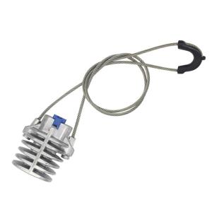 China Aluminium Alloy 7KN ADSS Anchor Clamp For Hanging Cable wholesale