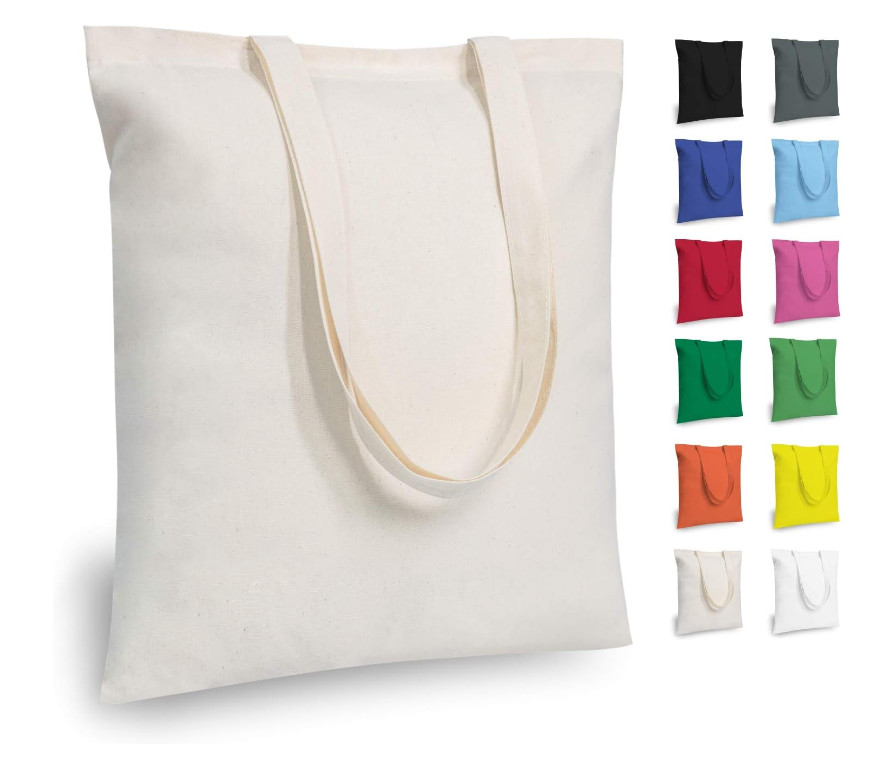 Wholesale Daily Sustainable Natural washable canvas shopping bags 12oz