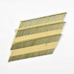 28 / 34 Degree 2.8mm*76mm Smooth Shank Galvanized Paper Strip Nails For Building
