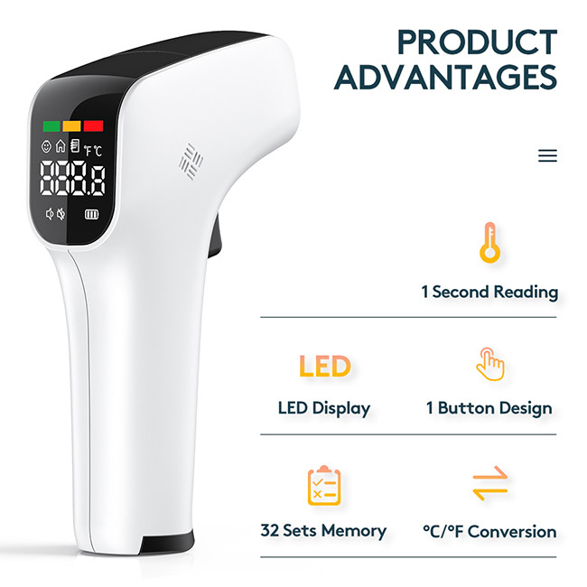 Digital LCD Fever Electronic Handheld Digital Thermometer