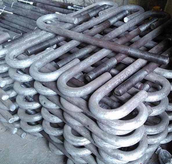ISO9001 2015 Certified M10 M16 M24 M20 M25 J L Type Carbon Stainless Steel Anchor Bolts