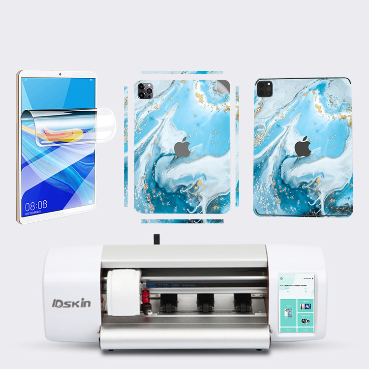 10mm/S White Oem Screen Protector Cutting Machine For Hd / Matte / Privacy Materials