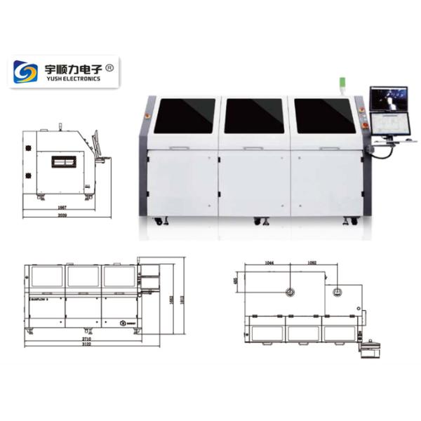 Selective wave soldering with dual electromagnetic pump 1