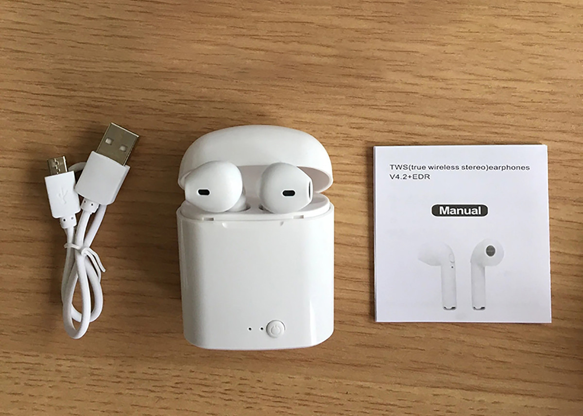 Tws I7s Bluetooth Earphone Headset , Wireless Stereo Earbuds With Mic Headset