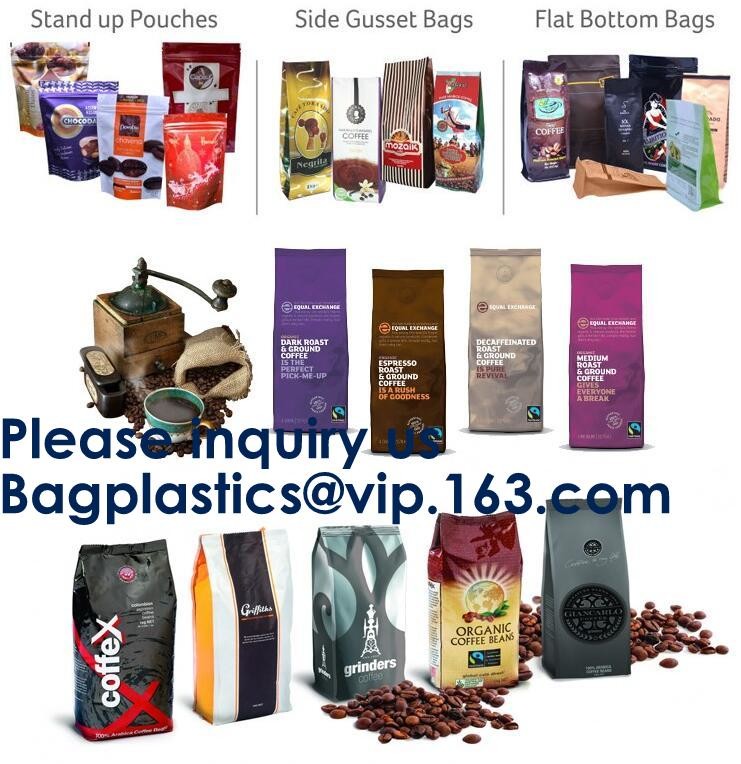 Food Grade Matt Black Surface Coffee Bag With Valve Matt Black Surface Coffee Bag With Valve,Coffee Bean Bag Aluminum Fo