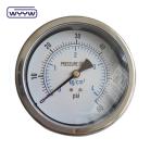 100mm axial oil anti-vibration pressure manometer