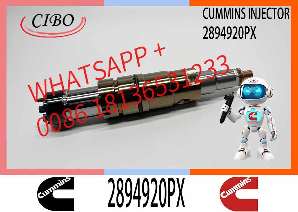 Common rail injector fuel injecto 2894920PX 2058444 2482244 2031386 for ISZ13 Excavator DC09 DC16 DC13