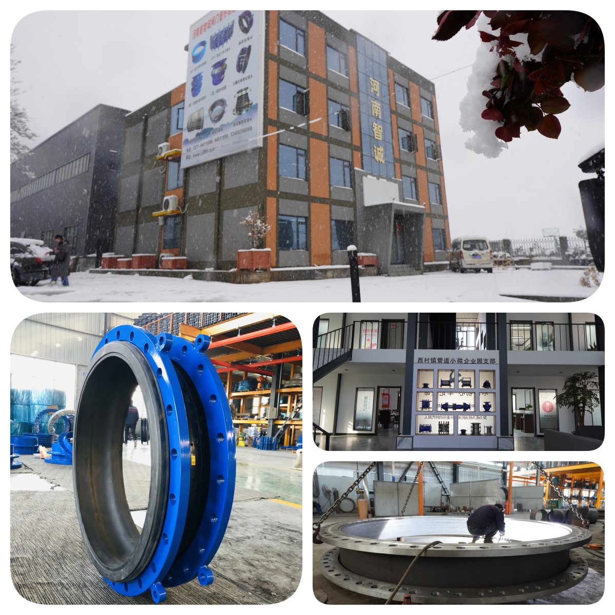Flange Dismantling Telescopic Joint For Hdpe Pipe ISO Drilling Double Flange Cast Iron Valve Fittings