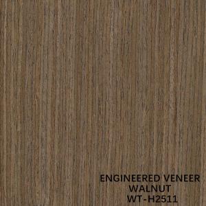 China Artificial Walnut Wood Veneer For Furniture And Cabinet Face 3100mm Length wholesale