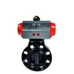UPVC Electric Actuated Butterfly Valve Dn50 - Dn300 Wafer flange Connection