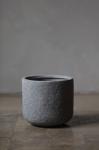 6inch Round Grey Plant Pots