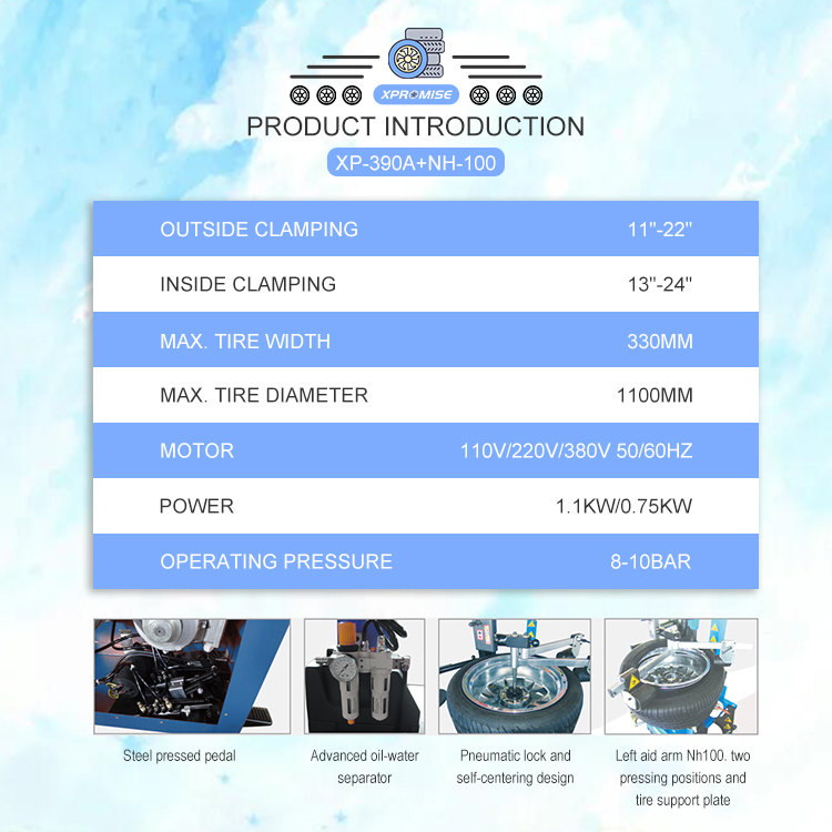 Tire Changer Machine for Car Tires