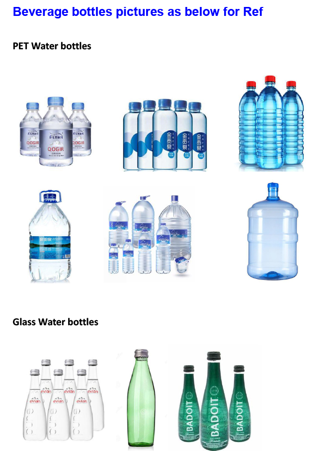 water bottles