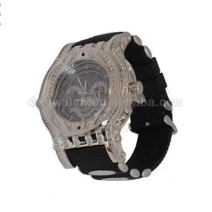 China Hip Hop Luxury Men Watch with Bling Bling Watch Face wholesale
