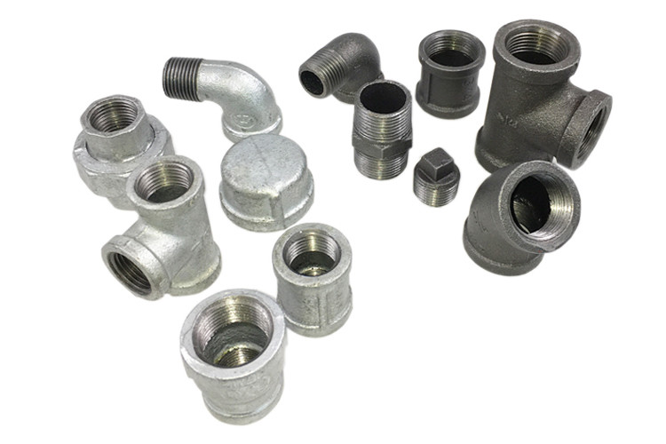 Gas Plumbing DIN 1/8" Malleable Iron Pipe Fittings