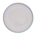 Gold Beaded Clear Acrylic Charger Plates Round Plate Gold Rim 33CM