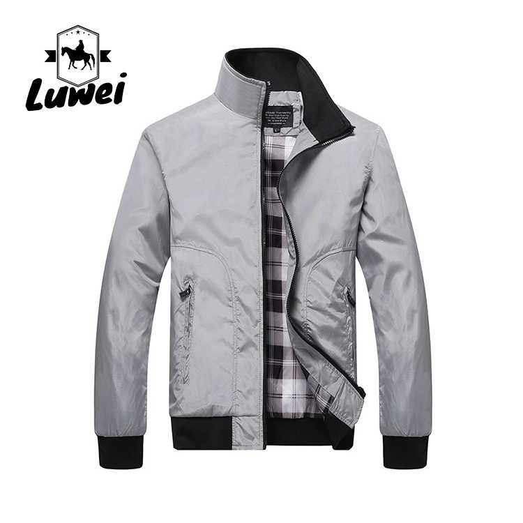 High Quality Tactical Male Full Zipper Thin Slim Fit Manteaux Baseball Utility Cappotto Chaquetas Men Coat Jacket