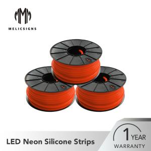 China 220V 12mm Thickness Red Color 50 Meters Length LED Neon Silicone Strip wholesale