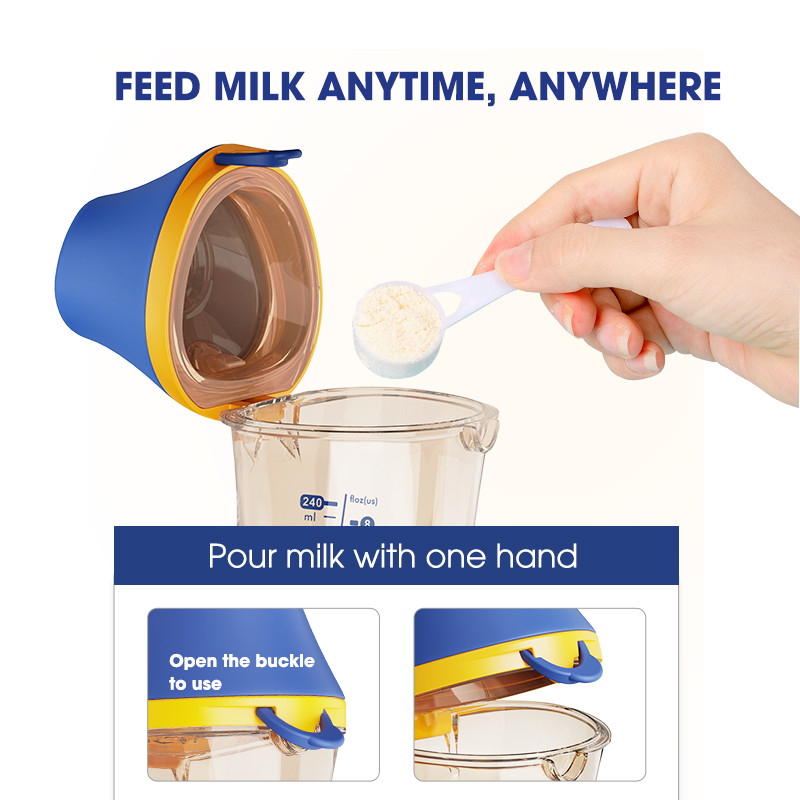 Nice Papa Self Patents Anti Colic Flip Cap Baby Bottle Extra Wide Neck One Hand Free