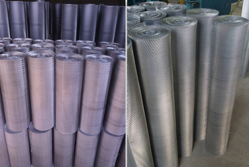 Aluminium 0.2m Width Expanding Wire Mesh Small Hole Size Metal Grill